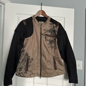 Harley-Davidson Black and Tan Mesh Jacket